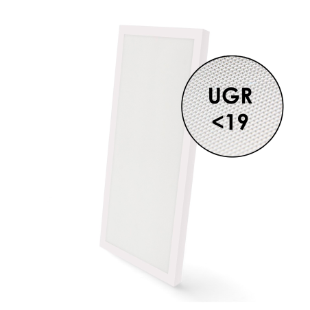 Panel Led de superficie Rectangular Serie Home 90X30 Cm 36W  CCT