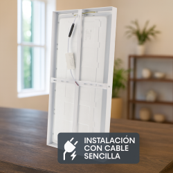 Panel Led de superficie Rectangular Serie Home 90X30 Cm 36W  CCT