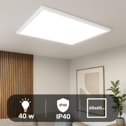 Panel Led de superficie Cuadrado Serie Home 60X60 Cm 40W  CCT