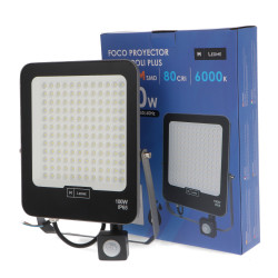 Foco Proyector Led Napoli Plus 100W con Sensor de movimiento  6000K