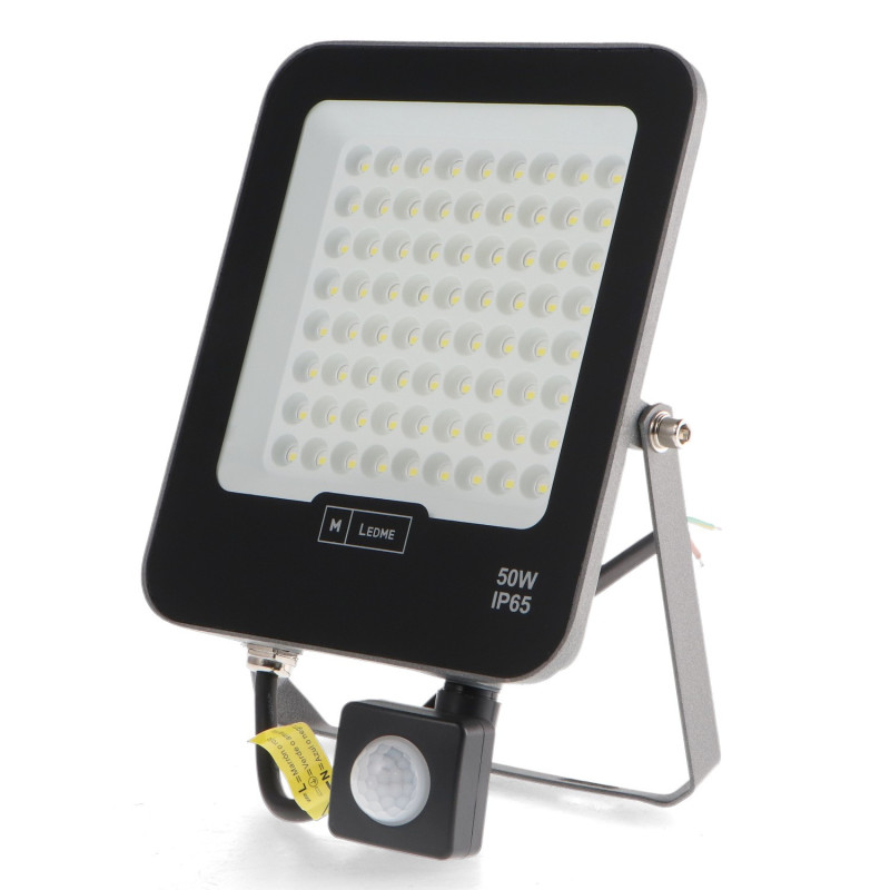 Foco Proyector Led Napoli Plus 50W con Sensor de movimiento  4000K