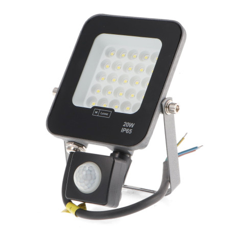 Foco Proyector Led Napoli Plus 20W con Sensor de movimiento  4000K