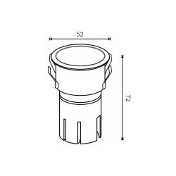 Foco Downlight Led Orientable White Cobmix 7W Cct  CCT