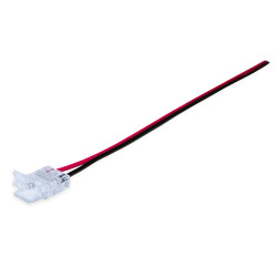Conector con cable para Tira LED 8mm 12V/24V 2 pin - Pack 20