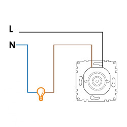 Potenciómetro 0-600W - CC  Blanco