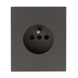 Enchufe Schuko Frances - CC  Blanco