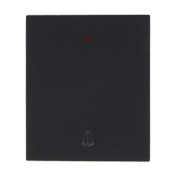 Interruptor Simple Pulsador con Indicador Luminoso - CC  Blanco