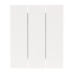 Interruptor Simple Triple - CC  Blanco