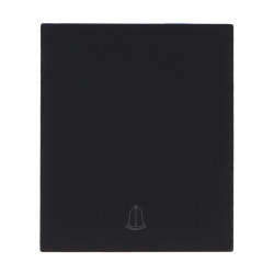 Interruptor Simple Pulsador Timbre - CC  Negro