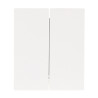 Interruptor Doble - CC  Negro