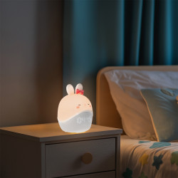 Lámpara/ Despertador táctil infantil LED Rabbit  3000K