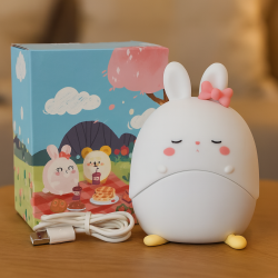 Lámpara/ Despertador táctil infantil LED Rabbit  3000K