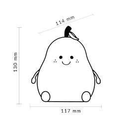 Lámpara táctil infantil LED Pear  RGB+3000K