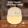 Lámpara táctil infantil LED Egg  RGB+3000K