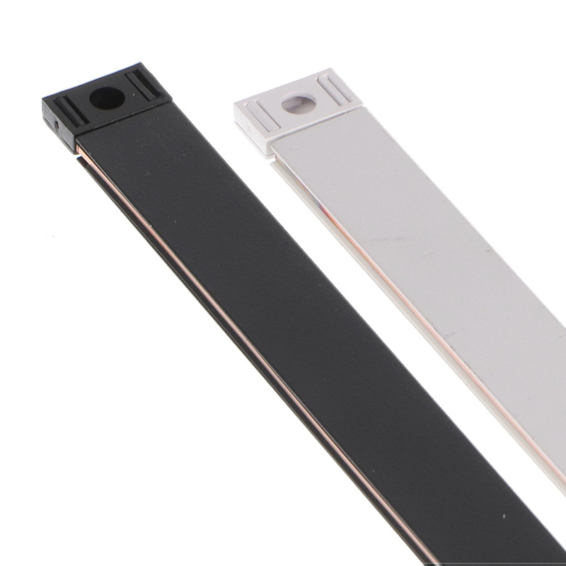 Carril magnético Serie 5mm - 2 metros  Negro