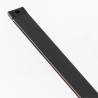 Carril magnético Serie 5mm - 2 metros  Negro