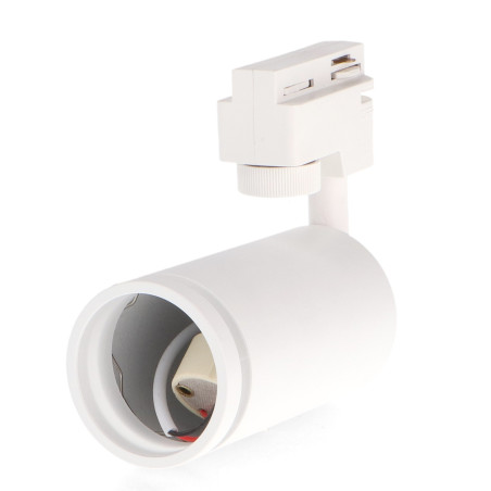 Foco portalámparas GU10 para carril White Circle Monofásico