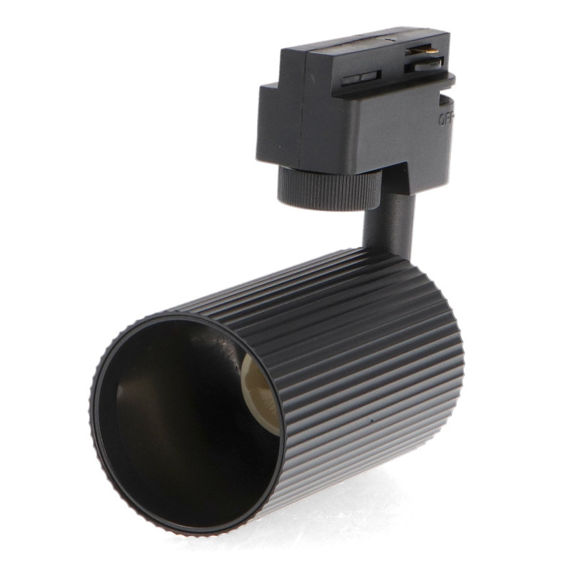 Foco portalámparas GU10 para carril Black Light Line Monofásico