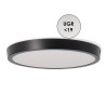 Panel de Superficie Negro Circular 25W CCT