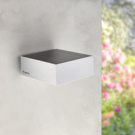 Aplique Led Solar White Bin - DSC  4000K