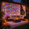 Cortina de Guirnalda Exterior LED con Usb 3*2m Double RGB  RGB