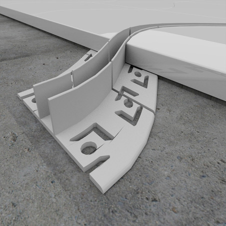 Perfil de Aluminio Plof - 2 Metros