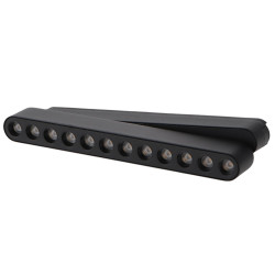Foco LED Care Serie 5mm 12W para carril magnético Negro 42V  CCT
