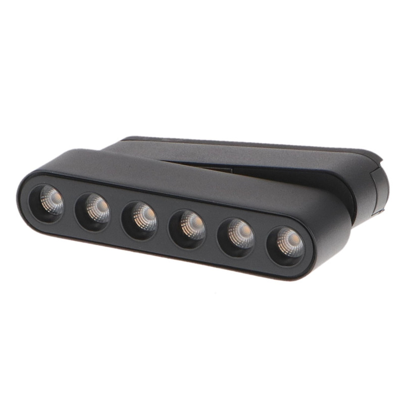 Foco LED Care Serie 5mm 6W para carril magnético Negro 42V  CCT