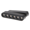 Foco LED Care Serie 5mm 6W para carril magnético Negro 42V  CCT