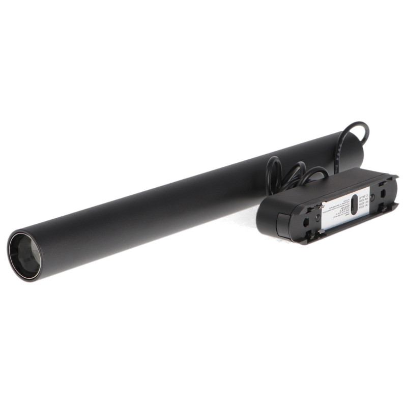 Foco LED Tube Serie 5mm 7W para carril magnético Negro 42V  CCT