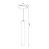Foco LED Tube Serie 5mm 7W para carril magnético Negro 42V  CCT