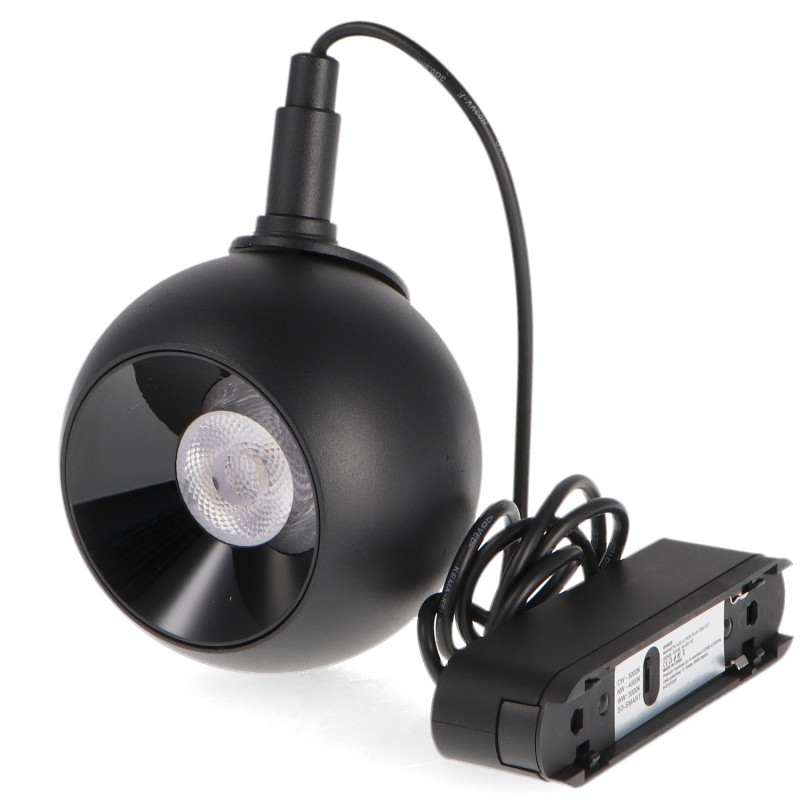 Foco LED Lution Plus Serie 5mm 12W para carril magnético Negro 42V  CCT