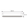 Foco LED Pure Serie 5mm 12W para carril magnético Blanco 42V  CCT