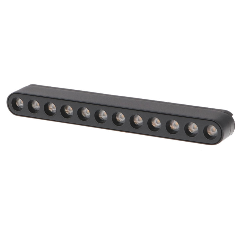 Foco LED Isdin Serie 5mm 12W para carril magnético Negro 42V  CCT