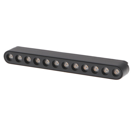 Foco LED Isdin Serie 5mm 12W para carril magnético Negro 42V  CCT