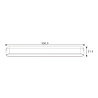 Foco LED Afar Serie 5mm 16W para carril magnético Negro 42V  CCT