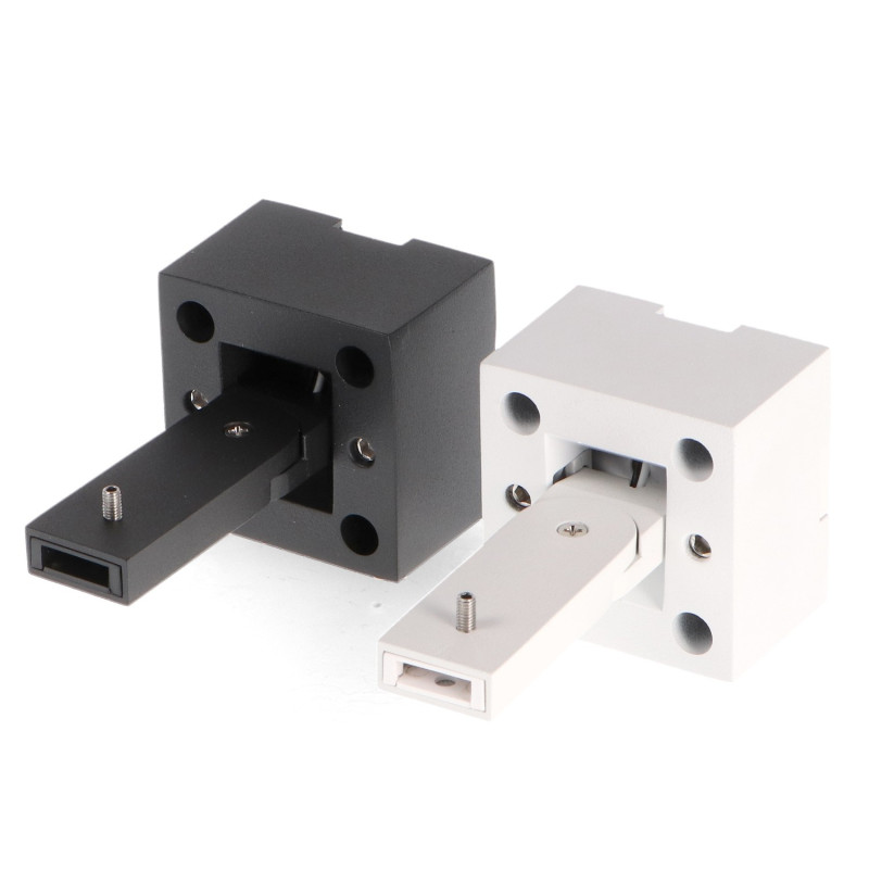 Soporte de pared para carril LED magnético 2 metros Serie 5mm  Blanco