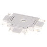 Unión en T Horizontal para Carril Magnético Serie 5mm  Blanco