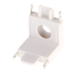 Unión en L Vertical para Carril Magnético Serie 5mm  Blanco