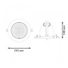 Foco Downlight LED orientable Black Track 35W  CCT