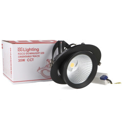 Foco Downlight LED orientable Black Track 35W  CCT