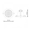 Foco Downlight LED orientable White Track 10W  CCT