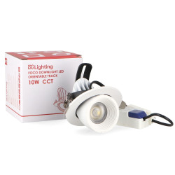 Foco Downlight LED orientable White Track 10W  CCT