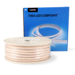 Tira de Led 220V Cob Point 10W/m IP65 - 50 Metros - DSC  2100K