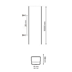 Bañador Neon Led 24V Dc Flexible 20W/m IP65 - 10 metros  6000K