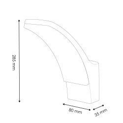 Aplique de pared Led Winni White 12W  CCT