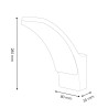 Aplique de pared Led Winni Black 12W  CCT