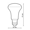 Bombilla LED E27 R63 9W  6000K