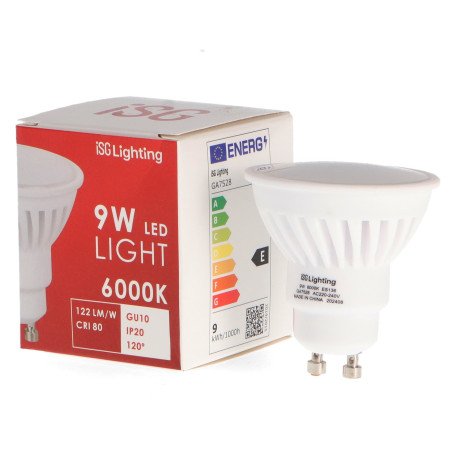 Bombilla LED GU10 SmdPro 9W 120º  6000K