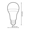 Bombilla LED E27 A70 15W  6000K